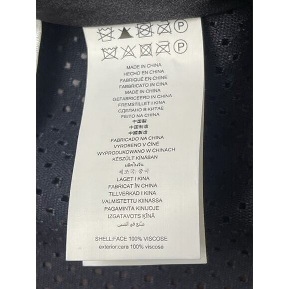 Michael Kors Women Black Faux Leather Bomber Perforated Jacket Sz Large NWT $195 - Picture 12 of 13